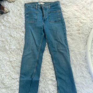 Blue sailor Zara jeans